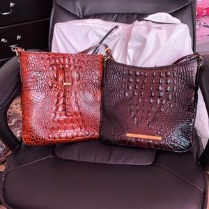 2- good used condition Brahmin crossbody